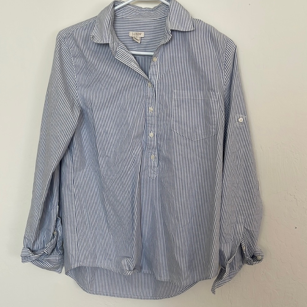 J Crew striped shirt, size S